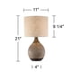 thumbnail image 4 of Lámpara de Mesa Emma Estilo Mid-Century 360 Lighting de 53 cm de Alto, 4 of 9