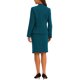 thumbnail image 3 of INSPIRE CHIC Conjunto de Falda para Mujer Regreso a Clases para Maestras Traje sin Cuello Blazer y Faldas Lápiz 2 Piezas Conjuntos Elegantes L Azul Lago, 3 of 6