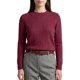 thumbnail image 1 of INSPIRE CHIC Suéter de Mujer Cuello Redondo de Punto de Manga Larga Dobladillo Elástico Capa Base Otoño Invierno Casual Top de Punto Acanalado XL Rojo, 1 of 6