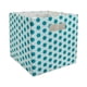 thumbnail image 1 of Storage Cube DII plegable en forma de panal de poliéster, color verde azulado, tamaño grande, 1 of 9