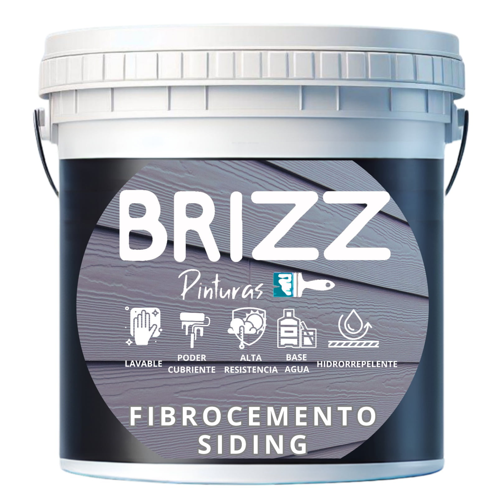 Baum - Fibrocem Siding “gris” (galón 4 L) /brizz