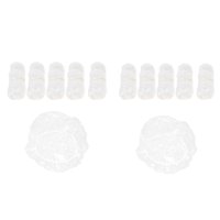 Ioensy - 100 Gorros De Ducha Desechables Elásticos Para Acondicionar El Tratamiento Del Cabello, Viajes