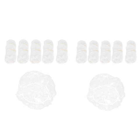 Ioensy - 100 Gorros De Ducha Desechables Elásticos Para Acondicionar El Tratamiento Del Cabello, Viajes