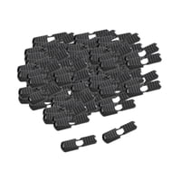 Bothyi - 100 Piezas De Lengüetas Para Tiradores De Cremallera, Extremos De Cordón, Hebillas Para Cordón De Paracaídas De Mochila