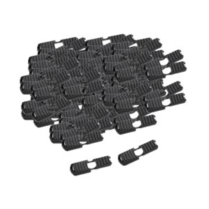 Bothyi - 100 Piezas De Lengüetas Para Tiradores De Cremallera, Extremos De Cordón, Hebillas Para Cordón De Paracaídas De Mochila