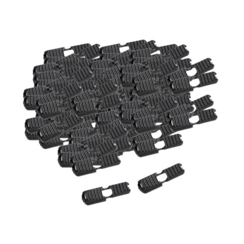 Bothyi - 100 Piezas De Lengüetas Para Tiradores De Cremallera, Extremos De Cordón, Hebillas Para Cordón De Paracaídas De Mochila