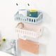 thumbnail image 2 of 1pc Kitchen Spice Caddy, Storage Rack Wall Mounted, Punch Free & Adhesive, Wall Hanging Storage Basket, Bathroom Toilet Storage Rack, 2 of 3