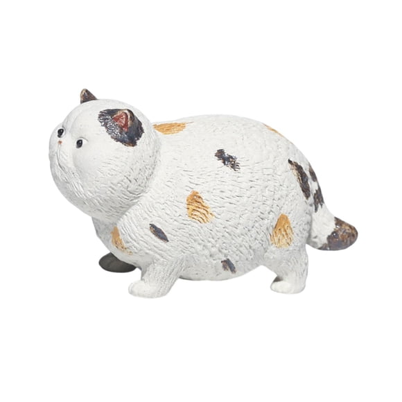 Ceramic Mini Cat Statue Tea Pet Miniatura Para Regalo De Calentamiento De La Casa Ligeros