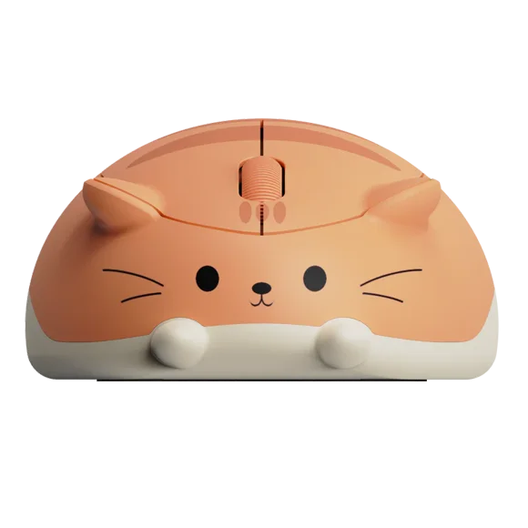 Akko Mouse multi-modo inalámbrico de gato color Naranja BT3.0/BT5.0/2.4G