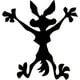 thumbnail image 1 of Sticker Coyote Choque Estampado Pared Auto Camioneta, 1 of 3