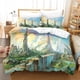 thumbnail image 1 of Anime Game My Time at Sandrock Bedding Set Single Twin Full Size Bed Set Adult Kid Bedroom Duvet cover Sets Bed Sheets, 1 of 5