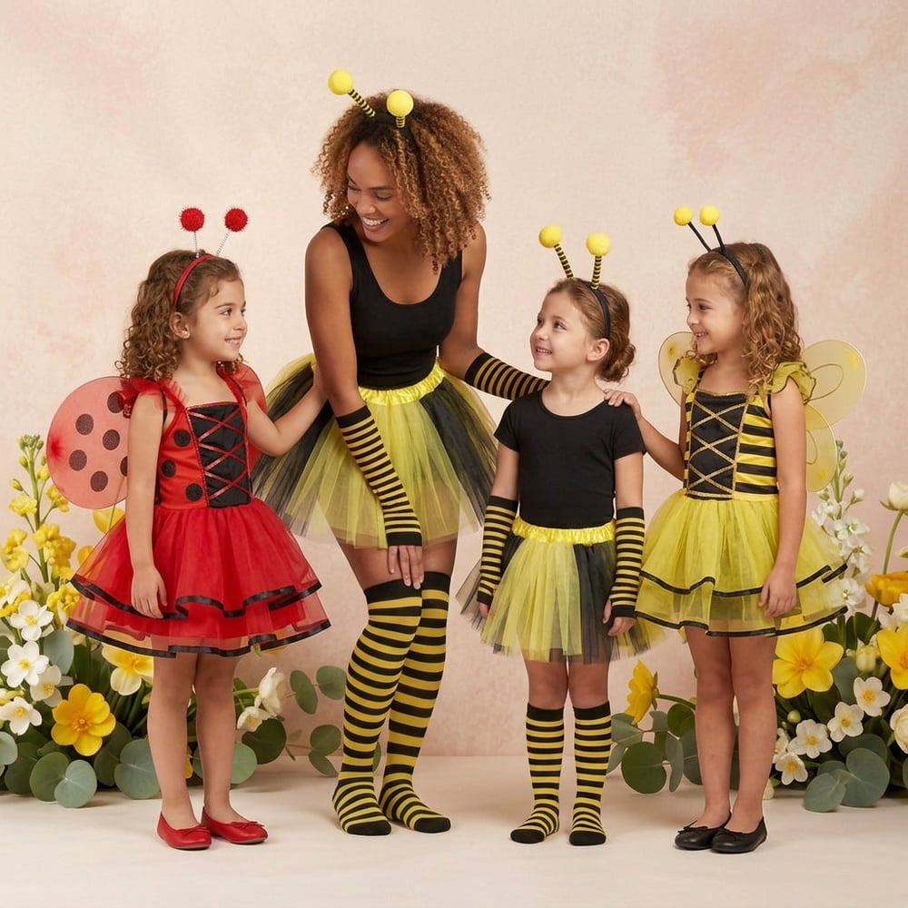 Red Sale - Accesorios Disfraz Abeja Animal Cintillo Guantes Cosplay Mas