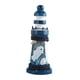 thumbnail image 1 of Estatua de faro de madera, adorno con temática de playa, centro de mesa creativo, escultura decorativa de madera para dormitorio, decoración del hogar, 1 of 4