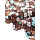 thumbnail image 5 of Agnes Orinda Blusa de Mujer Talla Grande para el Día de San Valentín con Mangas 3/4, Cuello con Lazo, Diseño Hueco, Estilo Campesino para Primavera y Otoño, Talla 3X, Color Marrón Oscuro, 5 of 5
