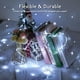 thumbnail image 3 of Luces solares navideñas JMEXSUSS, 100 LED, blancas, 33 m, paquete de 2, 3 of 9