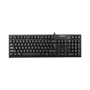 Meetion - Teclado Con Cable Usb Mt-K815 Español Con Hub Usb