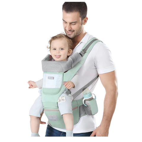 Riqui - Mochila Portabebés Ergonómica Verde