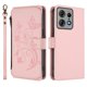 thumbnail image 2 of Funda Cartera Mariposa para [Motorola Edge 50 Pro 5G] con Soporte y Cremallera Rosa, 2 of 6