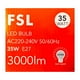 thumbnail image 1 of Ampolleta LED Alta Potencia 35W/E27 6500K – FSL, 1 of 3