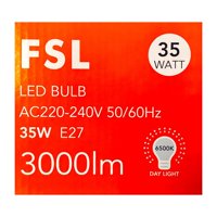 Ampolleta Led Alta Potencia 35W/E27 6500K – Fsl