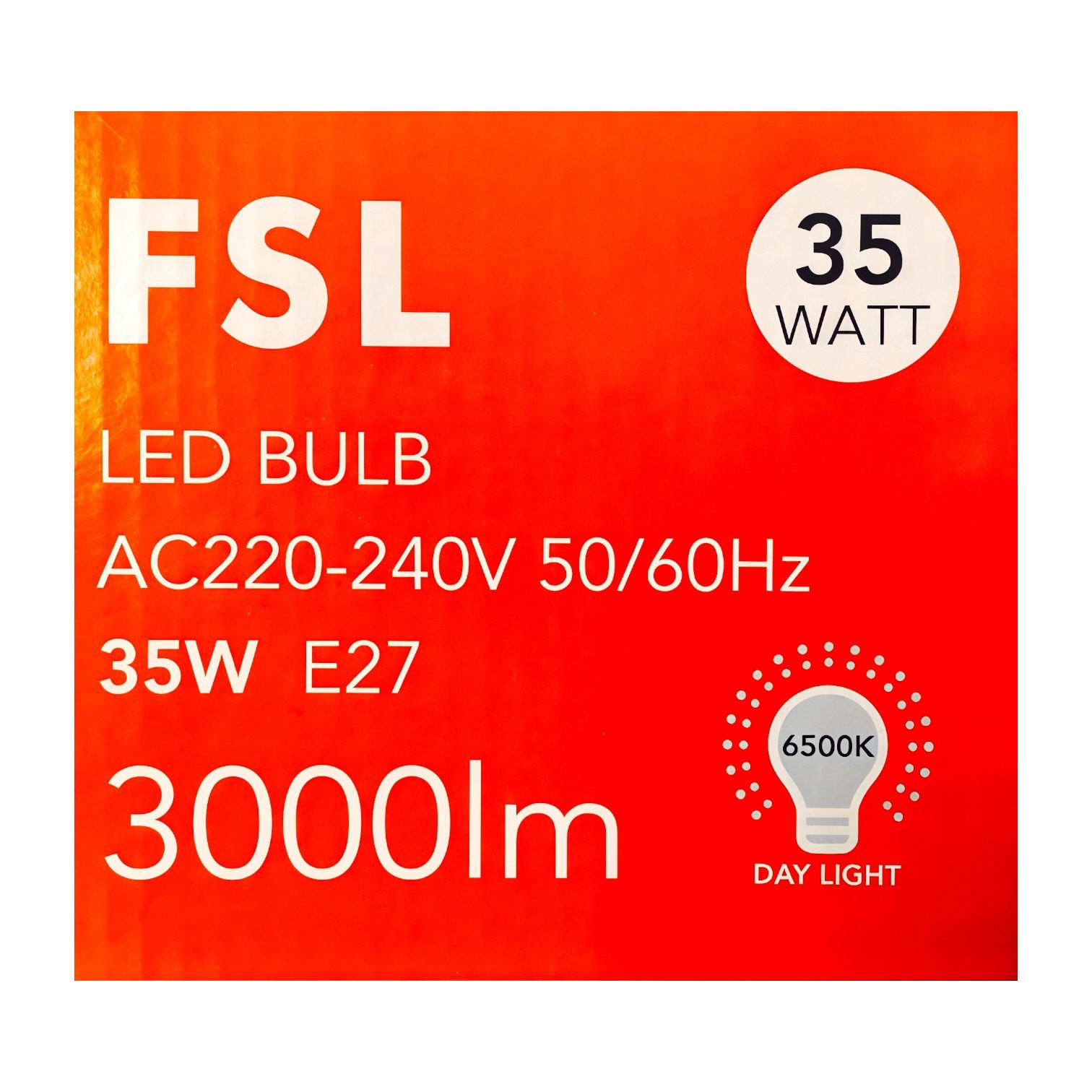Ampolleta Led Alta Potencia 35W/E27 6500K – Fsl
