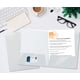 thumbnail image 3 of Carpetas de papel Better Office Products, laminadas brillantes, blancas, 3 of 4