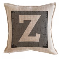 Tuyo Print - Cojín Letra Fondo Gris Z 45X45