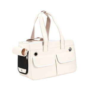 Genérico - Portadores Para Perros Y Gatos Pequeños, Bolso Duradero Portátil Multiusos Para Perros Y Gatos Que Caminan, Color Blanco