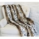 thumbnail image 2 of Manta decorativa de lujo Plutus Brands Plutus Snow Lynx de piel sintética, 150 x 180 cm, 2 of 2