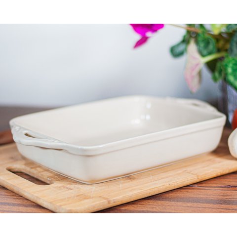 Genérico - Fuente De Cerámica P/ Horno Tipo Gres - Rectangular 31X20