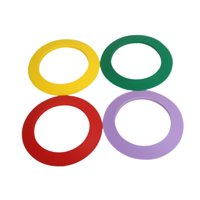 Magideal - 4Pcs Golf Putting Anillos De Práctica Círculos Target Entrenamiento De Precisión De 4 Colores Anillos De Taza De Agujeros Para Poner El Campo De Patio