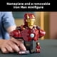 thumbnail image 3 of LEGO Marvel Iron Man MK4 Bust Set 76327 Coleccionable, 3 of 3