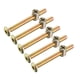 thumbnail image 1 of Conjunto de Pernos y Tuercas para Muebles Uxcell M6x60mm Acero al Carbono Galvanizado 5 Conjuntos, 1 of 3
