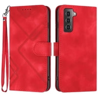 Funda Foxdock Para Samsung Galaxy S22 Plus – Tipo Libro Con Soporte, Billetera, Correa Y Diseño Elegante