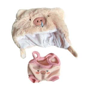 Magideal - Ropa De Muñeca De Peluche Grande De 20Cm, Traje De Muñeca, Accesorios Para Fotos, Regalo Diy Para Niñas Y Niños, Accesorios De Ropa Para Muñecas, Disf Con Sombrero