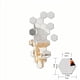 thumbnail image 1 of 24pcs Hexagonal Mirror Wall Stickers Acrylic Self-adhesive Mosaic Tile Stickers Bedroom Bathroom DIY Decal Home Decor, 1 of 5