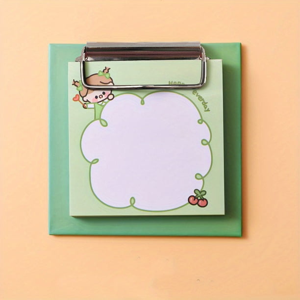 30sheets Fun and Colorful Cartoon Clipboard Notepads - Perfect for Taking Notes and Staying Organized