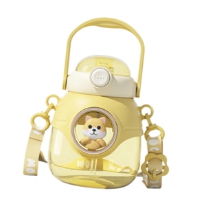 Magideal - Botella De Agua Para Niños De 1100Ml, Taza De Viaje Reutilizable Práctica, Hervidor Deportivo De Dibujos Animados Para Ejercicio, Camping, Niños Y Niñ