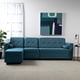 thumbnail image 1 of Seccional Boxter Xl Izq Tela Azul, 1 of 7
