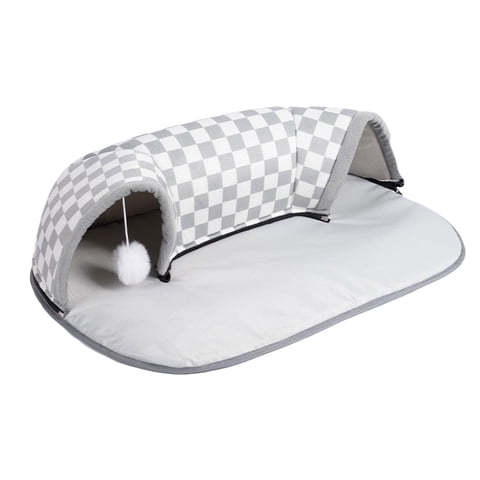 Magideal - Cama Túnel Para Gatos De Interior, Hurones Interactivos, Cama Para Conejos, Túnel, Estera Portátil Para Dormir Para Gatos, Centro De Actividades Para