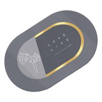 Magideal - Alfombrilla De Secado Para Puerta, Resistente A La Suciedad, Para Bañera, Cocina - Alfombrilla De Secado Para Entrada, Duradera Y Fácil De Limpiar Vida Amorosa