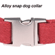thumbnail image 4 of Collar para perro con lazo - Colores sólidos, pajarita marinera, collar ajustable para perros pequeños, medianos y grandes con hebilla de metal dorado, 4 of 5