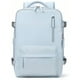 thumbnail image 1 of Mochila Viaje Cabina Avión Impermeable Viral Zapatos USB Celeste, 1 of 8
