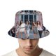 thumbnail image 4 of Arkadaslar Sombrero bucket para adultos, gorra de protección solar, sombrero de pescador plegable para viajes al aire libre, pesca y actividades de verano, 4 of 6