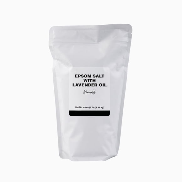Sal de Epsom Minimalist 1,4 kg Lavanda