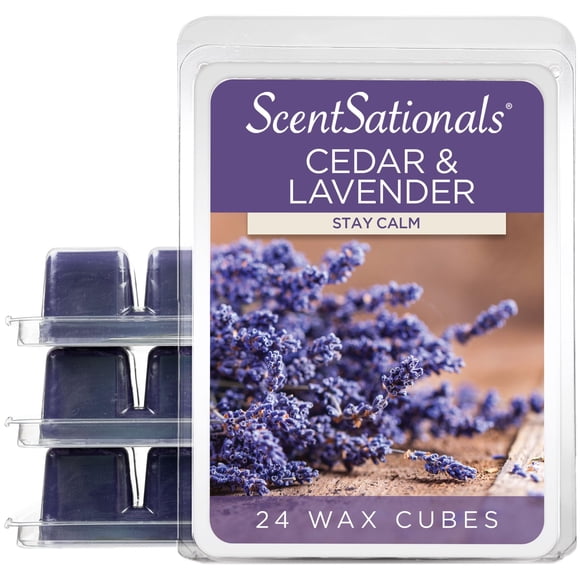 Wax Melts Scentsationals, aroma de cedro y lavanda, 300 ml