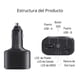 thumbnail image 3 of Rastreador GPS 4G MICODUS MV77G Cigarette lighter GPS tracker, 3 of 8