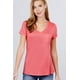 thumbnail image 1 of Top de Jersey de Rayón con Cuello en V, 1 of 5