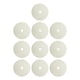 thumbnail image 5 of 10 marcadores planos de conos de goma antideslizantes, discos planos para cancha de fútbol, ​​para práctica de agilidad y entrenamiento de fútbol. Blanco, 5 of 5