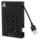 thumbnail image 1 of Disco duro externo Apricorn Aegis Padlock 3.0 de 1 TB USB 3.0, 1 of 5